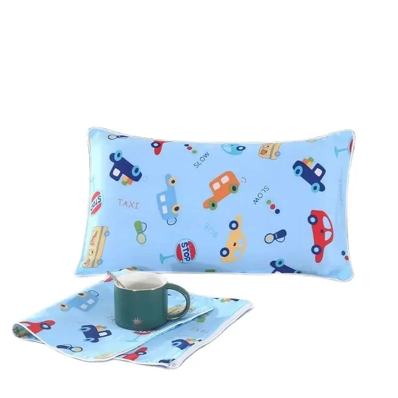 Pillow Case Cover Nursing Baby Pillow Cover Cotton Children's Single Pillowcase Kindergarten Nap Special Cartoon Printed Pattern