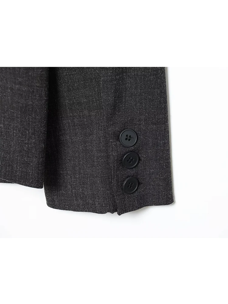 Women's Suit Coats New Long Sleeve Pockets Decorated Stand Collar Commuter Blazer Fashion Casual Stylish Ladies Clothing