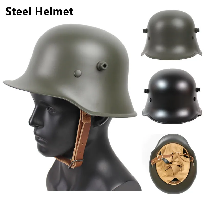 Wwi german m18 m16 m1916スチールミリタリーマスクヘルメット,戦術的 