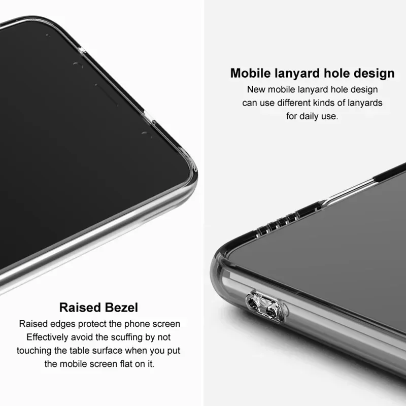 Crystal Clear Protective Phone Case - Soft TPU Transparent Back Cover