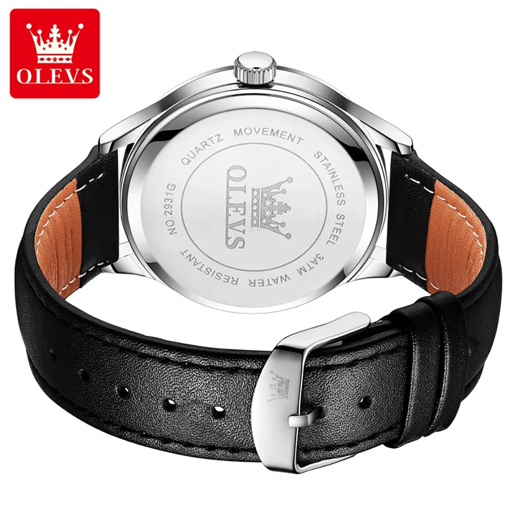 OLEVS 2931 New Quartz Dress Watch For Men Week Display