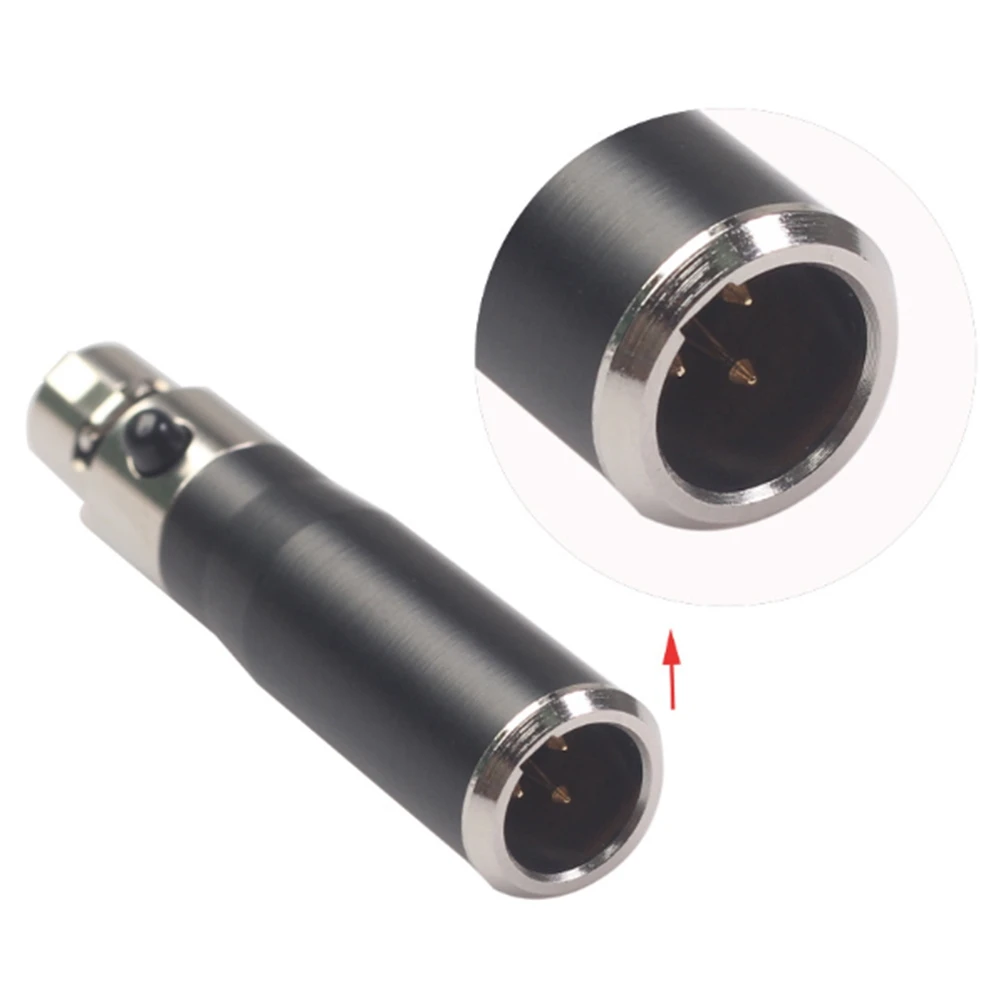 XLR 3 Pin Male to 4 Pin Female Adapter Plug for Microphone Speaker_OFSS