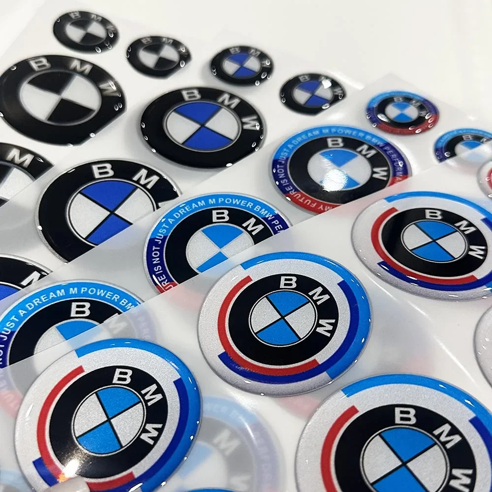 Motorcycle Stickers BMW 3D Car Reflective Waterproof S1000 RR R1250 GS Moto Racing Car Decorative Soft Adhesive Sticker