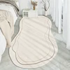 Fashion Irregular Bedside Bedroom carpet Modern Line Art Fluffy Soft Living Room Rugs alfombras habitación tapis 러그 tapete ковер 1