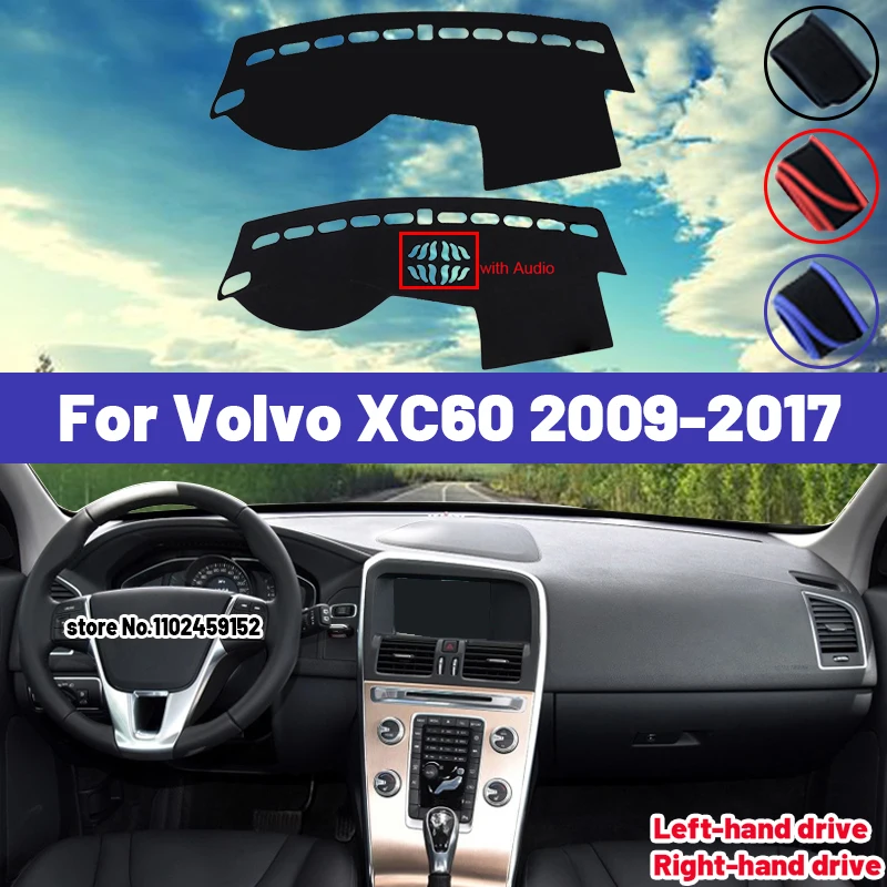 Alta Qualità Per Volvo Xc60 2009-2017 2014 2015 2016 Tappetino Per Cruscotto Per Auto Parasole Evitare Tappetini Leggeri Tappeti Interni Anti-Uv
