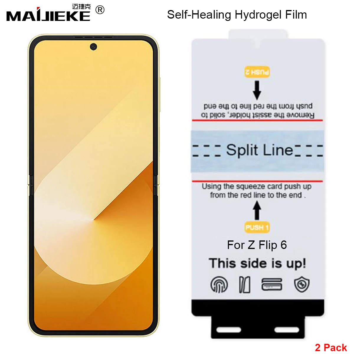 Premium Self-Healing Screen Protector Set with Installation Tools - Soft TPU Hydrogel Film, Case Friendly
