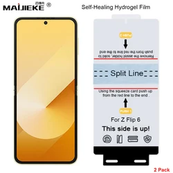 Premium Self - Healing Screen Protector Set with Installation Tools - Soft TPU Hydrogel Film, Case Friendly - High Definition (Z Flip 7)