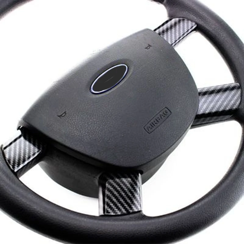 

Автомобильные аксессуары для Ford Focus 2 MK2 2005 - 2011 кнопки на рулевое колесо панель Крышка отделка наклейки углеродное волокно