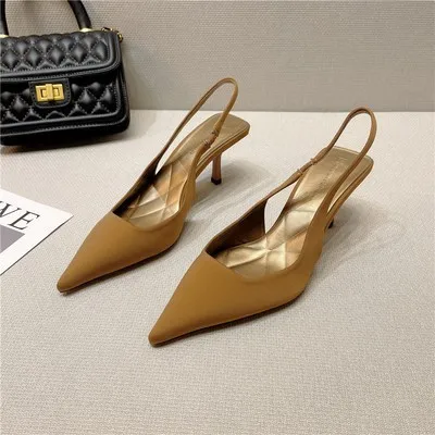 Plus Size African Party Shoe Set Sexy Heels Shallow Pointed Pumps Sandals Ladies Slip on Crossdressers Zapatos Para Mujer Shoes 