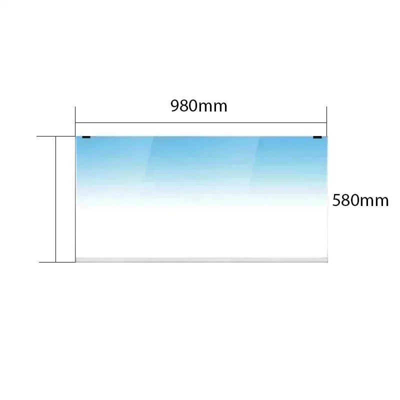 980 x 580mm