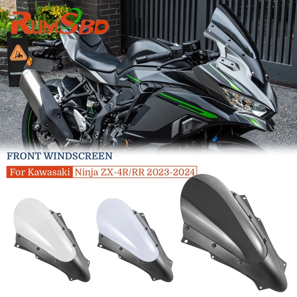 ABS Plastic Bike Windscreen For Kawasaki ZX4R ZX4RR 2023 - ABS