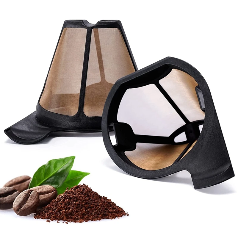 Espresso Filter Basket Replacement Accessories Reusable No.4 Cone Coffee  Maker Filters for Ninja Coffee Bar Brewer Cone Filter - AliExpress