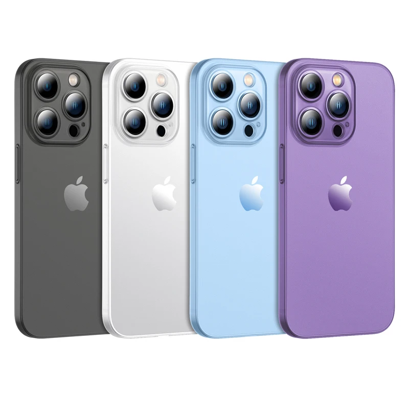 Per Iphone 13 Pro Max 13 Mini Custodia Per Telefono Opaca Ultrasottile Per Apple Iphone13 Pro Max Bare Machine Feel Feather Pp Cover Case
