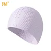 361 °Adults Waterproof Flexible Silicone Ear Long Hair Protection Surfing Swim Cap Plus Size Diving Hat Water Sport Bathing Cap 3