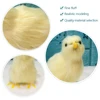 Children Cognition Chicken Model Figurine Realistic Furry Animal Doll Simulation Chick Rabbit Plush Toy Chicken Easter Gift 3