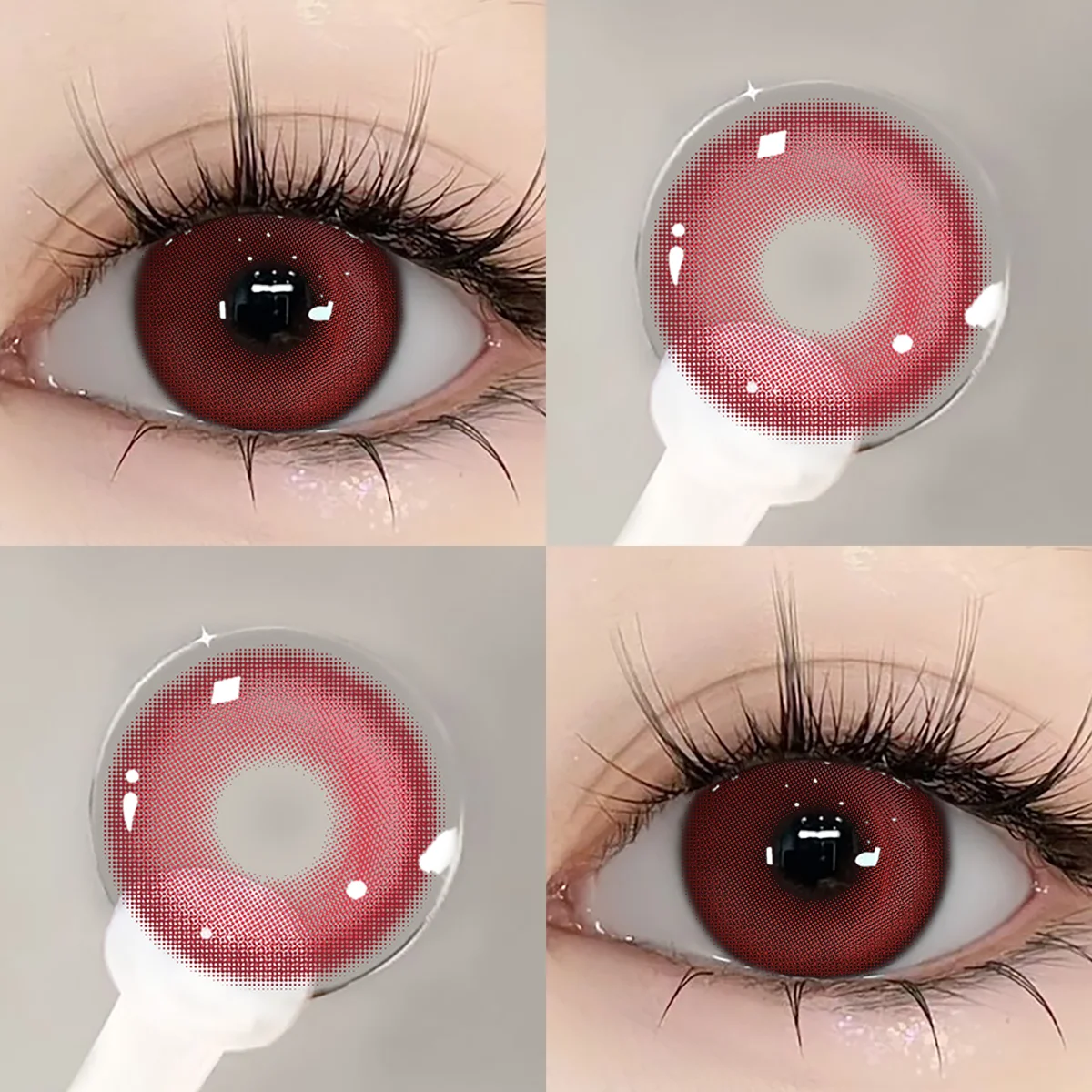 Bio-essence Vibrant Blue & Pink Colored Contact Lenses - High Quality, Free Shipping