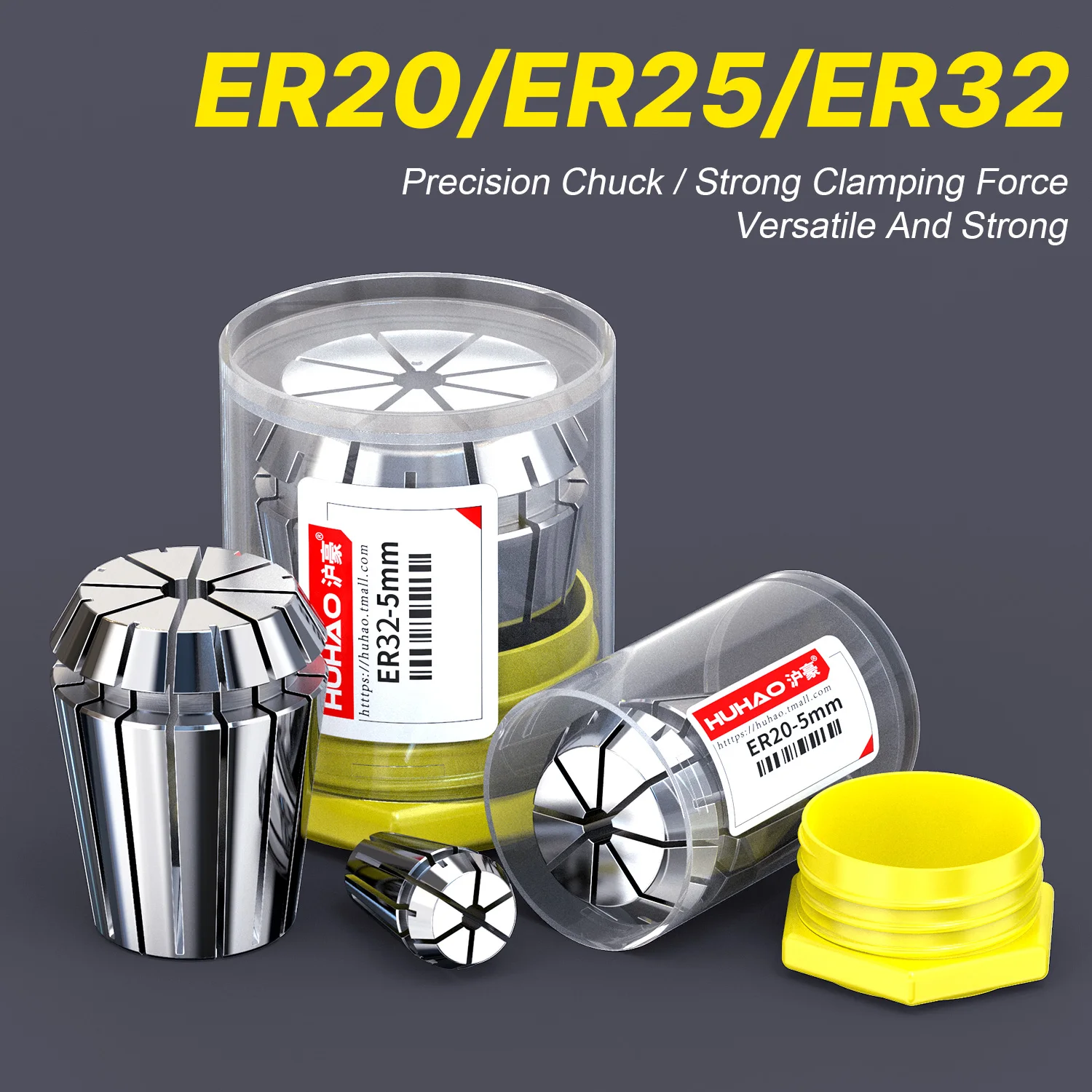 Spring Collet Collet Chuck Spring Collet Chuck Engraving Collet Chuck 1PC Spring Collet ER20 ER25 ER32 High Precision 0.007mm Collet Chuck CNC Machining Center CNC Engraving Lathe Mill Tool