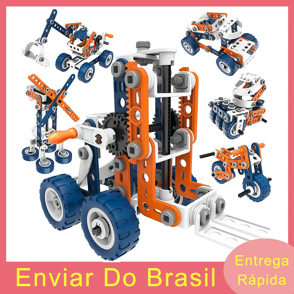 Brastoy Building Blocks 152 Parts Learning Set Children's STEM Toy For Children - 1