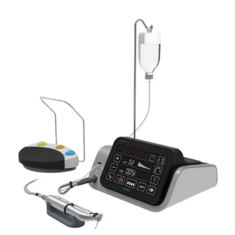 

COXO Dental Brushless Implant Motor with 20:1 Optic Fiber Contra Angle Handpiece, Biggest Torque 80 N.cm Strong Power