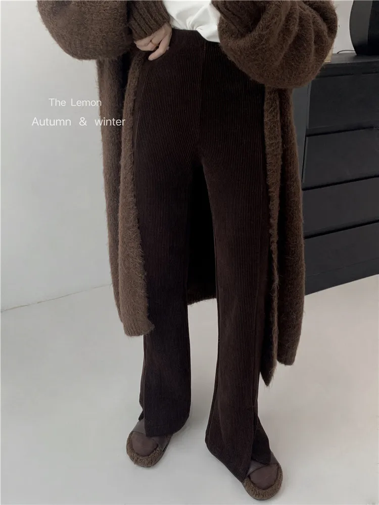 Рисунок 3 - Женские вельветовые брюки с разрезом