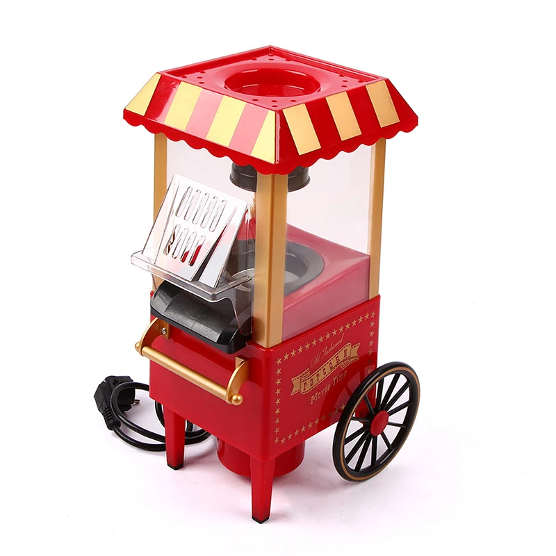 FixtureDisplays 15914 Mini Popcorn Machine Carriage Shape Hot Sell Tabletop Popcorn  Maker 9 L x 7 W x 15 1/2 H