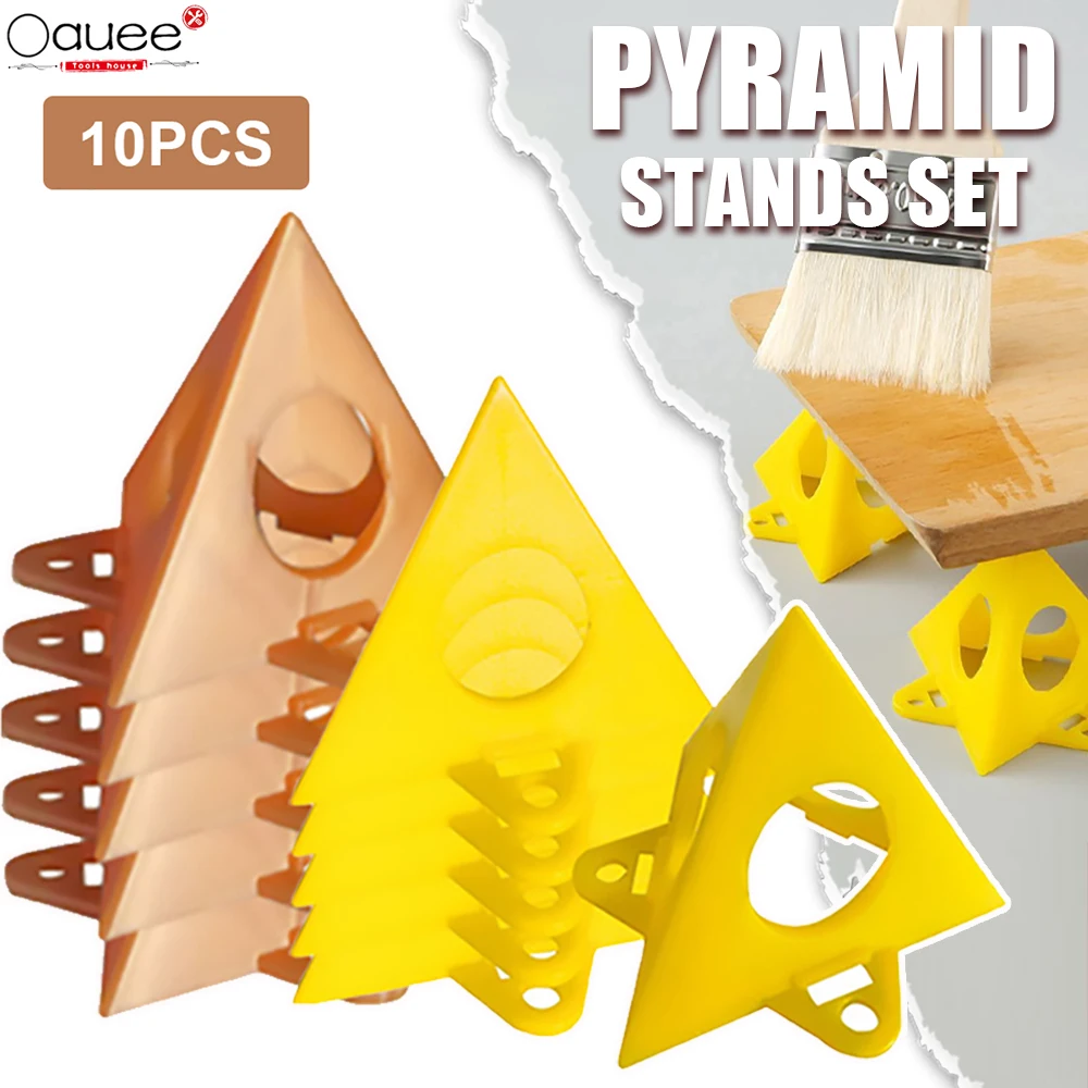 Pyramid Stands Set Triangle Stands Paint Tool Triangle Paint Pads Feet For Woodworking Carpenter