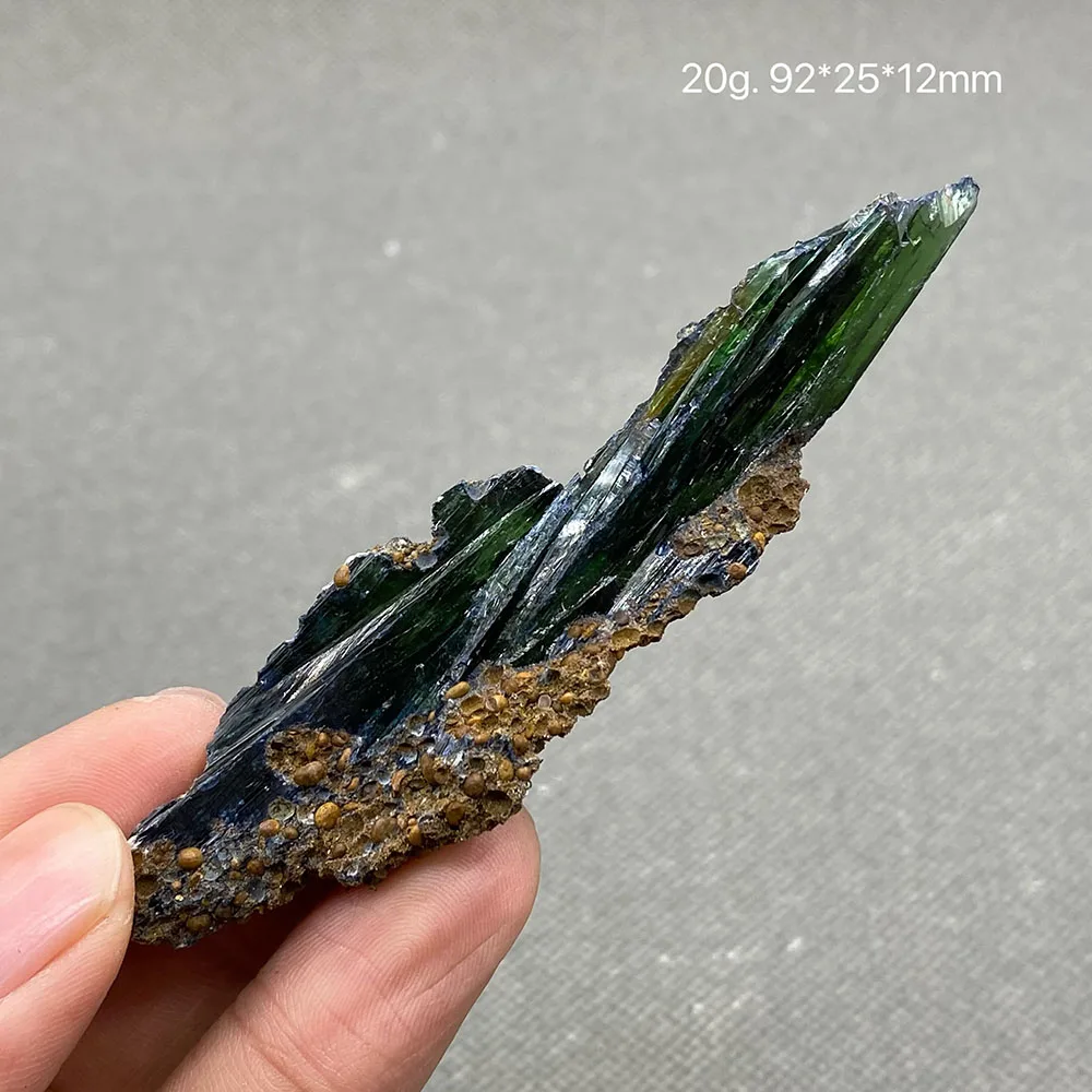 100% natural rare Brazil Vivianite （Blue ironearth） mineral specimen stones and crystals healing crystals quartz