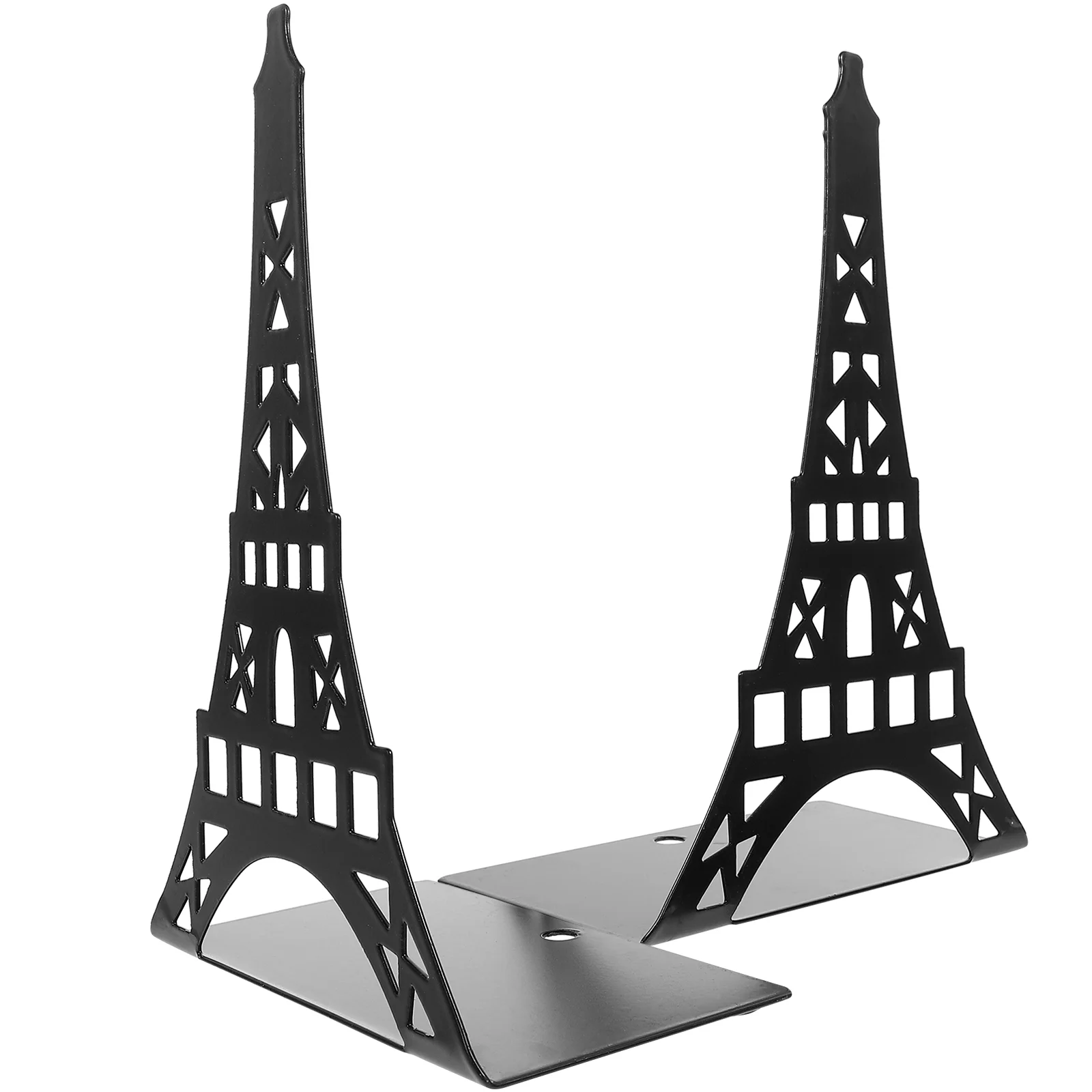 

Book Ends Book End Metal Books Creative Eiffel Tower Bookss Black Cases Bool Organizer Home