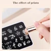Nail Art Silicone Brush Reusable Mirror Powder Pigment Applying Manicure Tool Gradient Effect Nail Arts Silicone Applicator 6