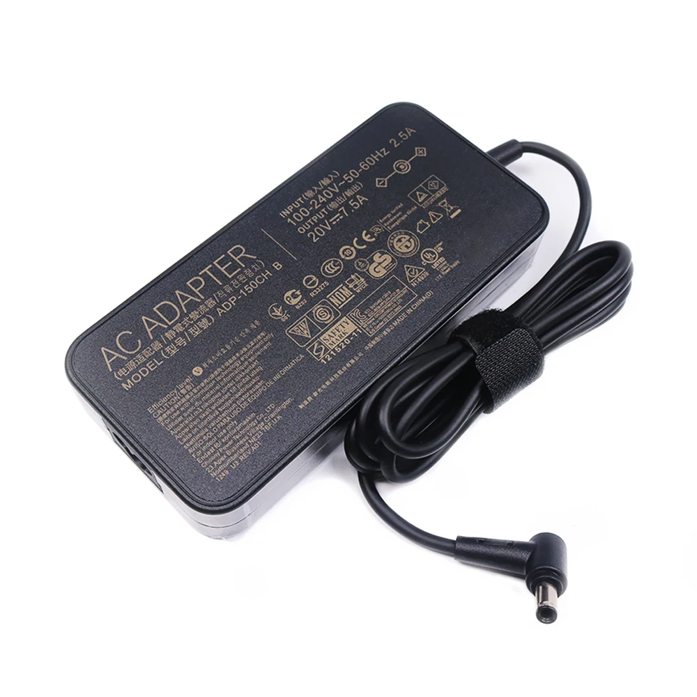 

20V 7.5A 150W 6.0*3.7mm Charger AC Notebook laptop adapter For ASUS Rog FX95D VX60G TUF Gaming A15 FX506lu FX705G FX86FE T9750