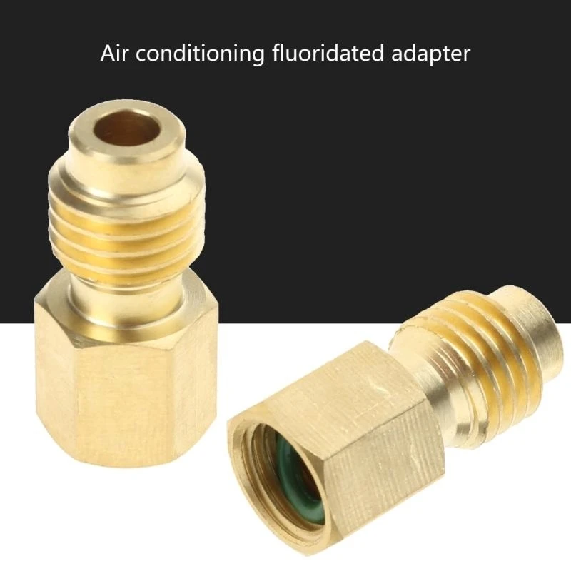 Air Conditioning Adapter R1234yf Quick Couplers R1234YF to R134A Quick Coupler Adapter High/Low Side Coupler R1234YF Hose Adapter