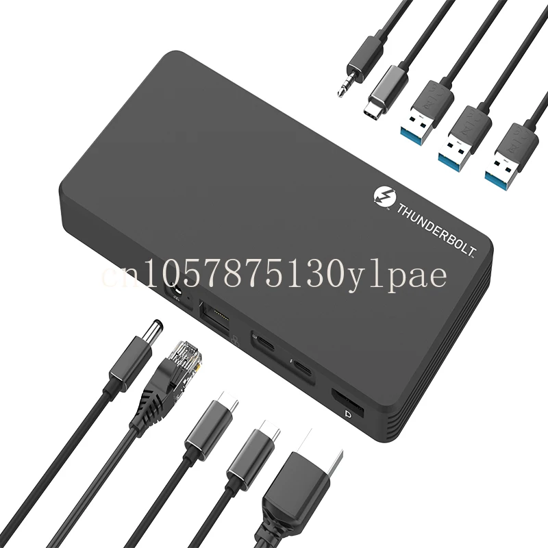 Thunderbolt 3 Ƽ USB-C ŷ ̼, USB C Ʈ  , 2Bay NVMe/SATA SSD Ŭ, 9 in 1