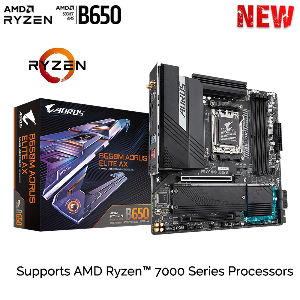AMD Ryzen 7 7800X 3D+GIGABYTE B650M AORUS ELITE AX+16G*2