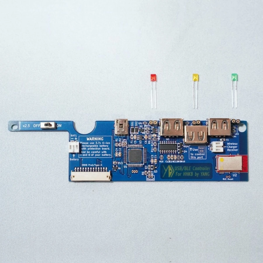 

YDKB Electrostatic Capacitance To Wireless Bluetooth BLE BT Dual-mode Master Control Non-keyboard Suitable for HHKB Pro2 Series