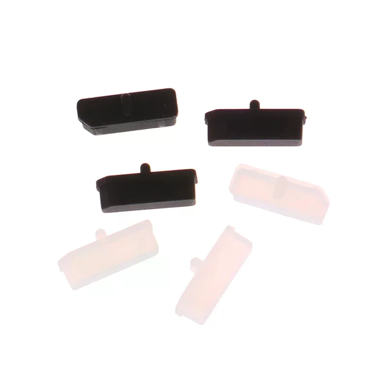 Display Port Dust Plug Set - Protective Rubber Covers for Computer Connectors (10-Pack)