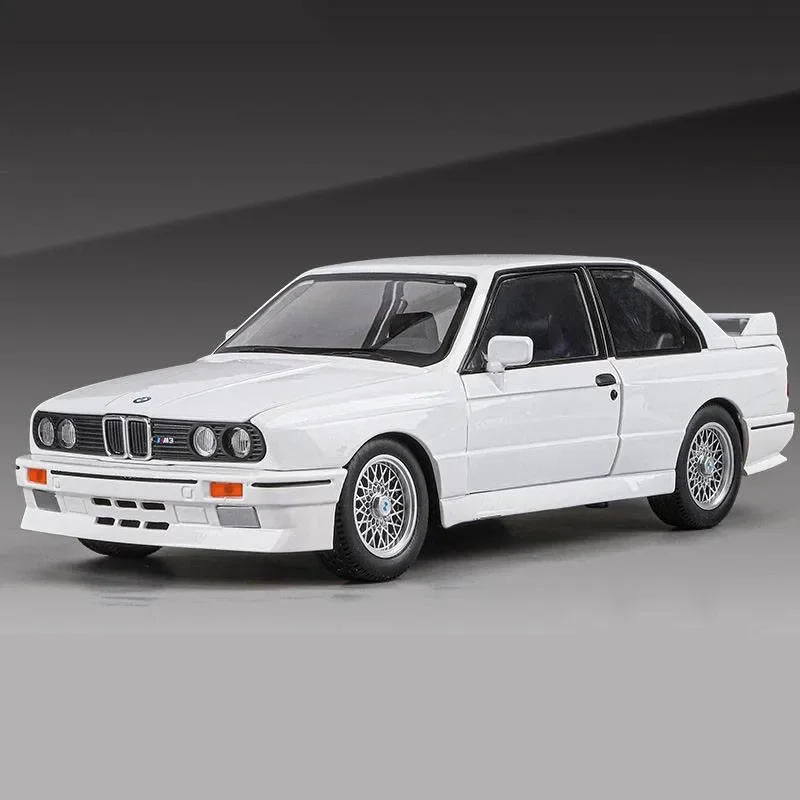 1:24 BMW M3 E30 Diecast Metal Miniature Car with Sound & Light Features