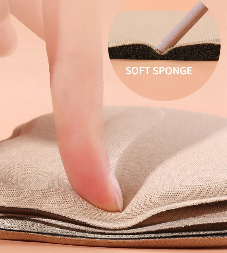 Women forefoot shoe insoles silicone gel cushion pain relief support insert pad