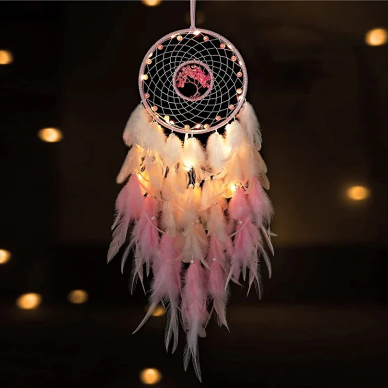 Original Dream Catcher Home Decoration Feather Dreamcatcher Art Gifts To Friends Creative Hanging Dreamcatchers Valentine's Gift dream catcher wall decoration