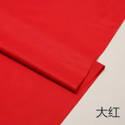 Red Series Cotton Twill Printed Fabric - Premium Quality for Handmade DIY Projects (Solid red)