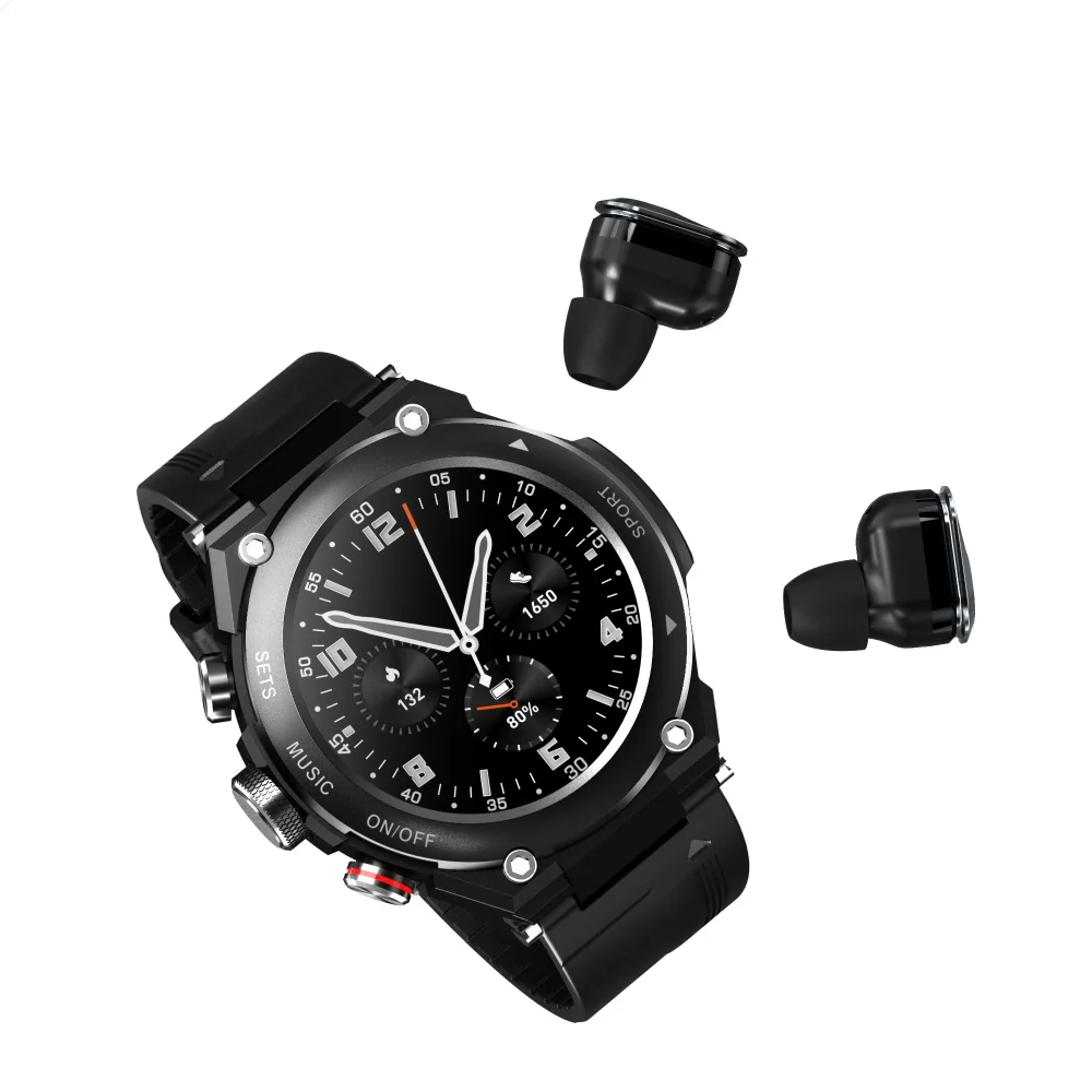 DIXSG T92 Ʈ ġ  2 In 1 TWS ̾ ȭ   ڵ  DIY ð ̽  Smartwatch