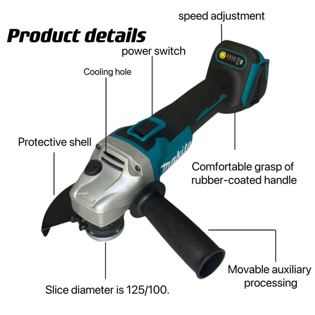 Makita 18V 그라인더 도구 - 전동 공구의 완벽한 파트너