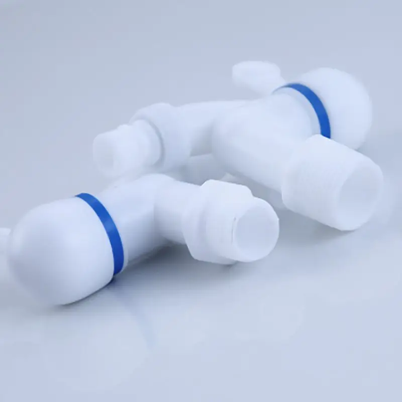 1/2 or 3/4 Inch PP Bibcocks Plastic Thread Interface Fast On Faucet Washing Machine Tap Home Replacement Switch Tap Bibcocks