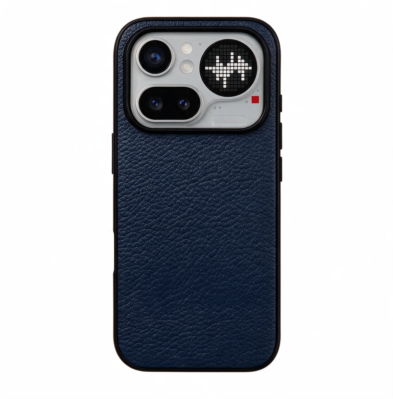 Luxury Sheepskin Leather Phone Case - Solid Color