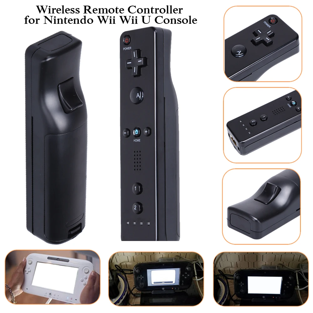 Wireless Remote Gamepad Controller For Nintendo Wii Wii U Console Hand Grip Remote Control Joystick Joypad Game Accessories