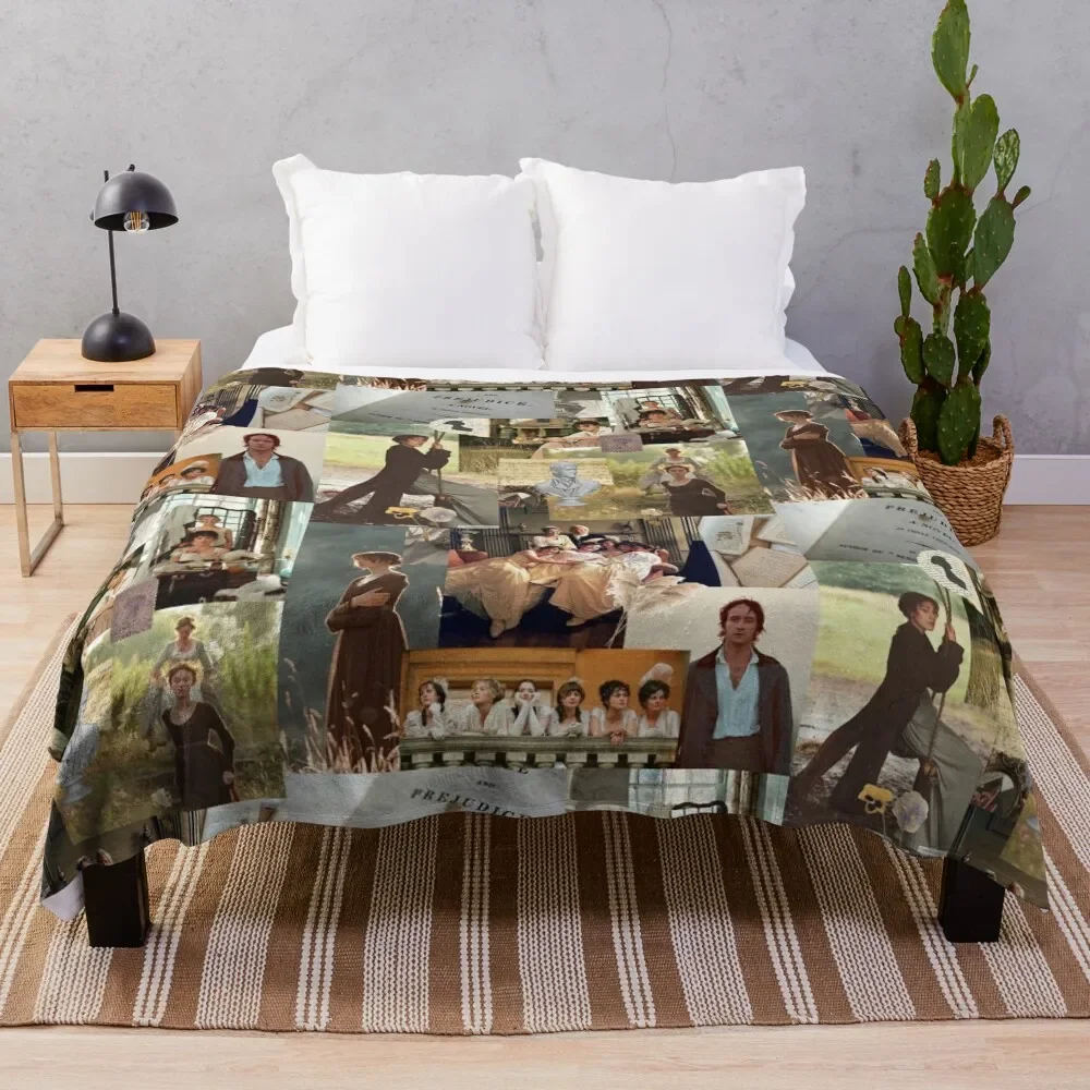 

Pride and Prejudice Collage Throw Blanket Bed covers Summer Giant Sofa Blankets