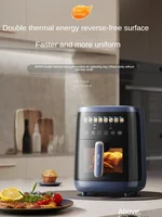 Bear 5L Air Fryer Visual Large Capacity Electric Oven Deep Frying Pan Multi-Function All-in-One Machine Flip-Free Surface 1