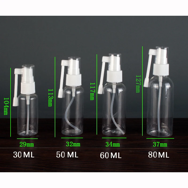 Spray Bottle Liquid Cosmetics Duster Empty Refillable Portable Water Spray for Medicine Elephant Nose Bottle