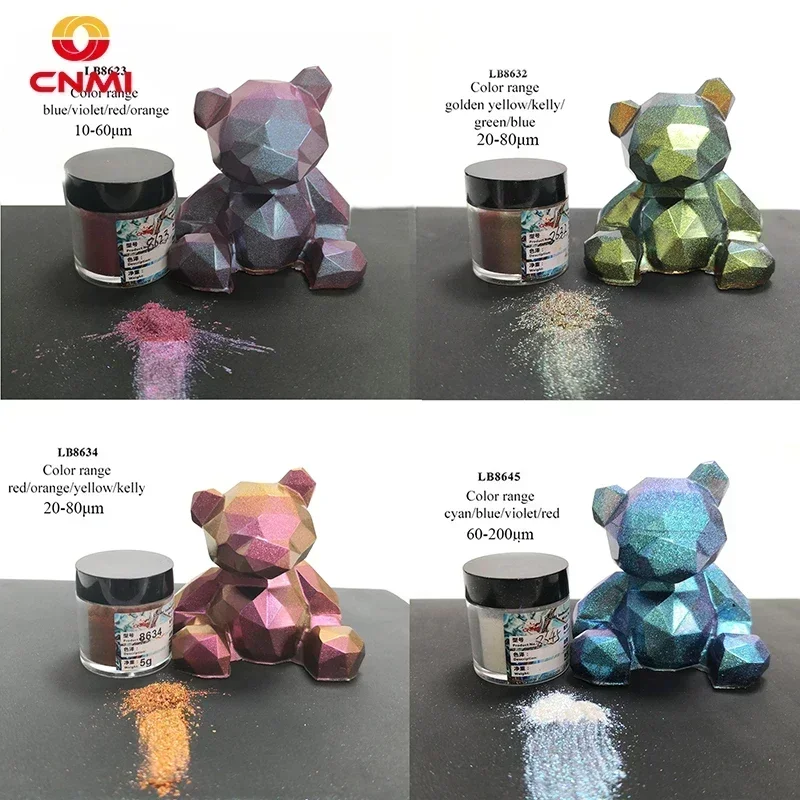 100g Bulk Chameleon Pigment Powder Color Shift Pigment Cameleon Color Change for Eyeshadow Makeup Nail DIY Epoxy Resin Car Paint