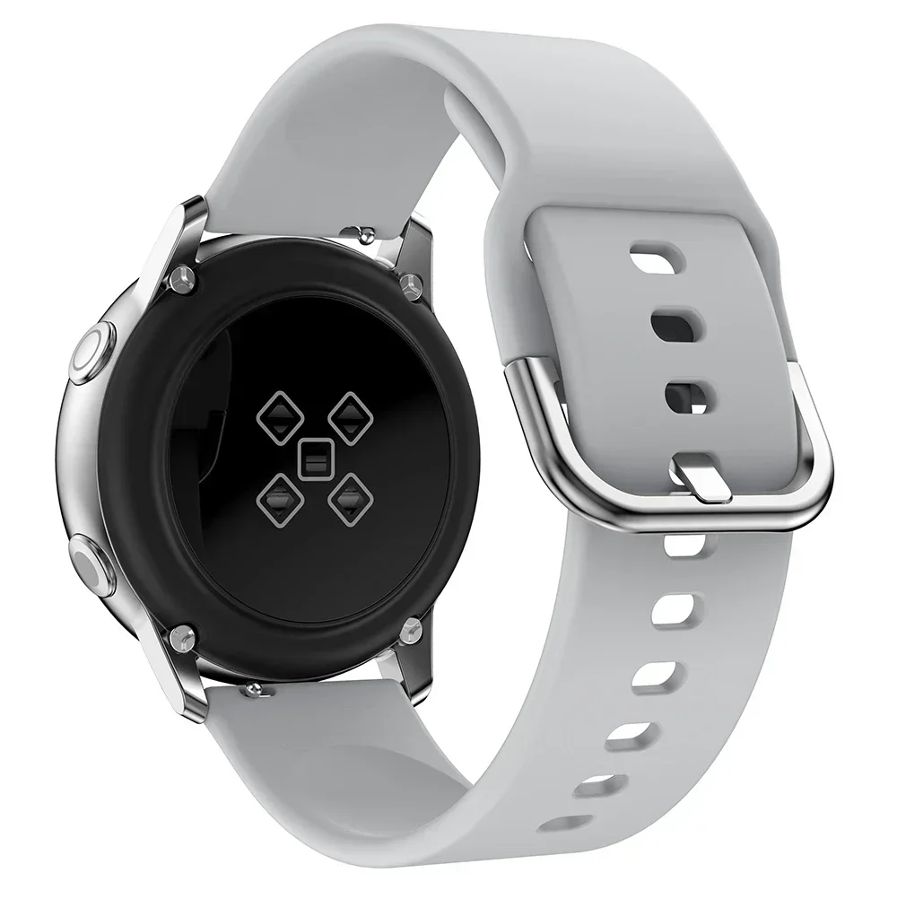 Breathable Soft Silicone Replacement Strap, 20-22mm, Enhanced Comfort and Style
