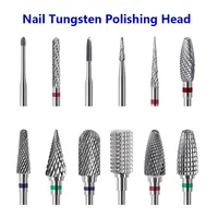 Tungsten Carbide Polishing Heads for Nail Removal and Buffing, Nail Drill Bits, Grinding Bits for Nail Art Manicure 2